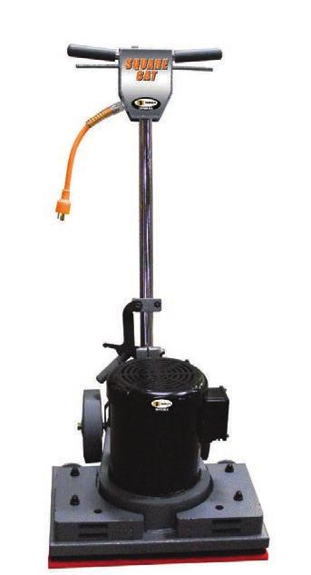 Oscillating Floor Machines XT Series SSS Square Cat XT10 (#82003) Smaller Sized Model for Tighter Areas Remove coatings from virtually any hard surface floor at 1,800 square feet per hour.