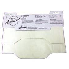 25191000 13" W x 33" H x 8-1/2" D ea Toilet Seat Covers RMC Rest Assured Toilet Seat Covers Fits most standard seat cover dispensers. 100% flushable and biodegradable. Septic system safe.