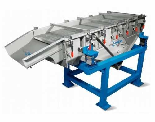 VR SEPARATORS AND TRANSPORT SYSTEMS RECTANGULAR VIBRATING SCREENS Vibrowest manufactures several different kinds of rectangular separators that can be used for test screening to segregate solids from