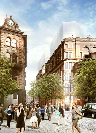 Transport New Head Office New public realm that puts people first New solutions for Miller Street, Corporation Street and Dantzic Street Strengthening the links of the site to Victoria Station and
