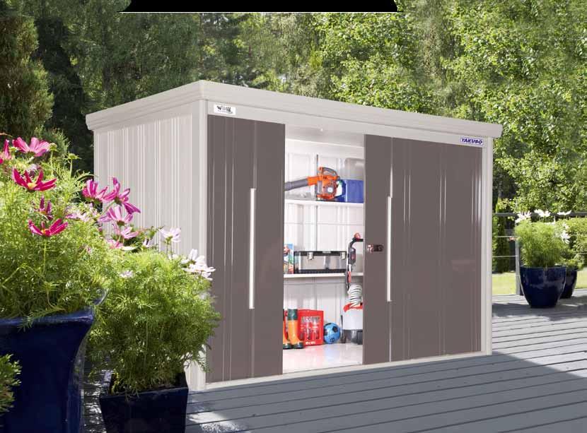 6 Metal shed Osaka The family s best friend! FAMILY-FRIENDLY AND OF HIGHLY MODERN DESIGN MAKES FOR PERFECTION You are proud of your large garden with space for all the family.