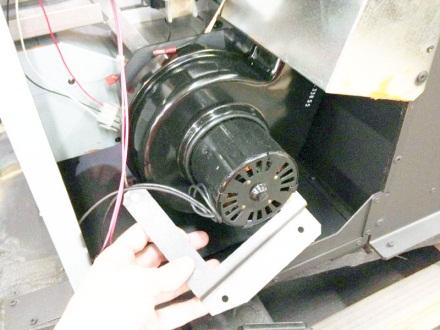 securing the convection blower