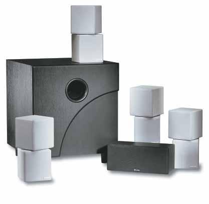 Home Theater Loudspeakers Bring home the ultimate in surround sound M&S Platinum or Mini-Cube Home Theater Series.