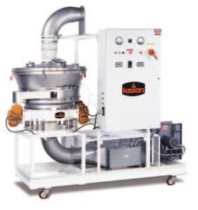Self-contained system with circular fluid bed processor Greater performance in less space at lower cost than ever before possible Kason fluid bed dryers, coolers, and moisturizers employ an