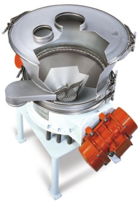 De-dust, scalp, de-agglomerate, or agglomerate while fluid bed processing Configurations and accessories are available for scalping, de-dusting or de-agglomerating of materials while they are dried,