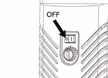Make sure the ON/OFF switch is on the OFF position. Press the ON Button.