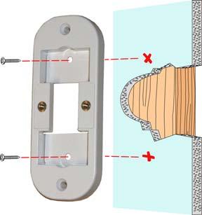 Do not remove the cover plate. Step C. Orient the control bracket as shown and line up the two inner mounting holes with those on the switch. Step D. Install and tighten screws by hand only.