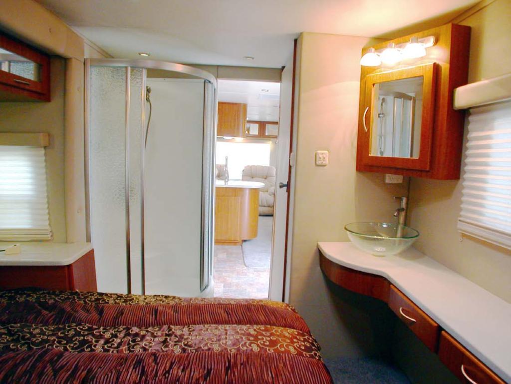 34 Full-basement model - Bedroom designed to meet a women s needs Bedroom/bathroom are on the same level