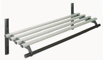 Aluminum & Hardwood Coat Racks Whenever large groups gather at convention centers, hotel meeting rooms and other public assembly facilities, they need the rugged practicality of EMCO s coat and hat