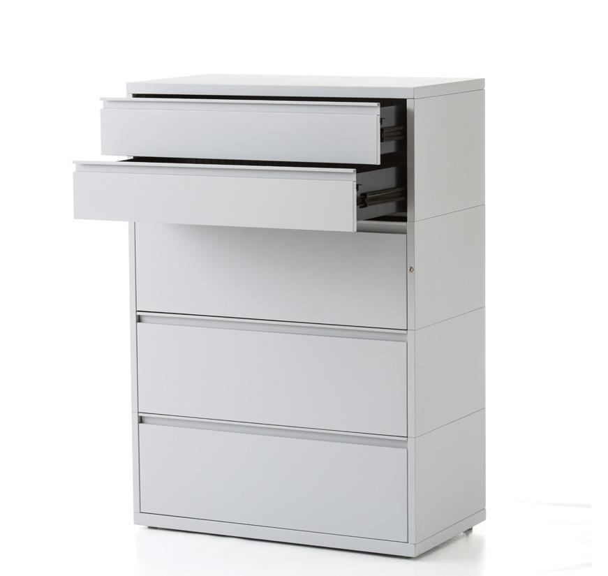 Flexible Lateral File The Flexible Series Lateral Files can be arranged in multiple ways to allow greater flexibility within your workspace.