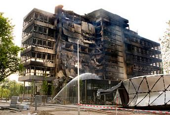 University of Technology (TUD) collapsed following a fire. This is significant in that collapse of reinforced concrete buildings due to fire is rare.