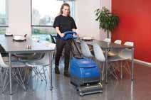 transported SCRUBTEC 234 C is the smart alternative to mopping. A cable-operated scrubber dryer leaving the floors spotless.