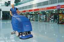 SCRUBTEC 8 - Large scrubber dryers Large walk-behind scrubber dryer giving high cleaning performance Excellent ergonomic design Easy to understand control panel with OneTouch Scrub Control Extremely