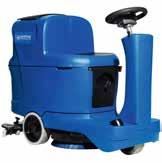 SCRUBTEC R 253 - Ride-on scrubber dryers Micro Ride-on scrubber dryer - more productive than a larger walk-behind 3 different water/detergent solutions settings for optimal cleaning Flow of