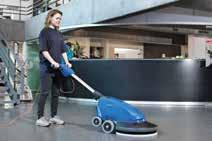 Due to low noise level, it is ideally suited for daytime cleaning inpublic areas.