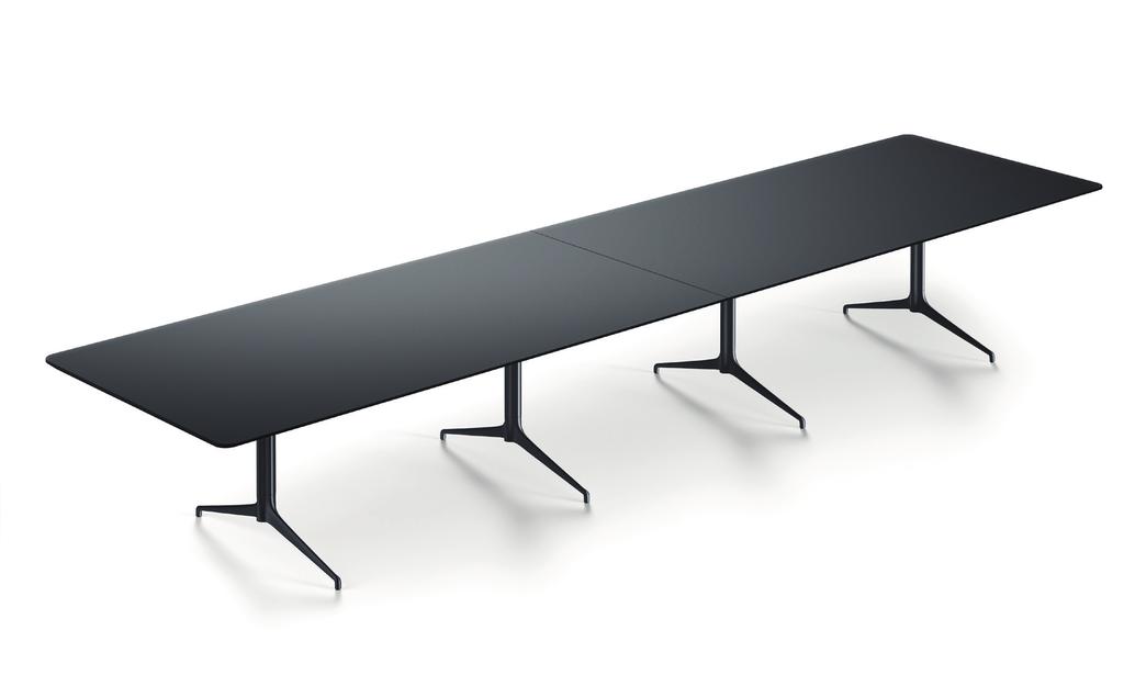 Lars Tornøe s 5th design for the Norwegian Furniture manufacturer Fora Form The Kvart table s possibilities are hidden in the sleek aluminium construction, enabling the table to fit in smaller