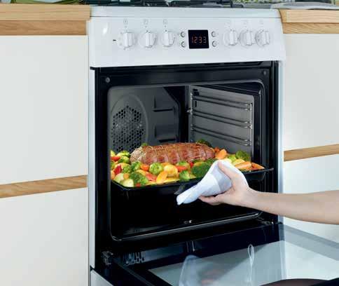 Safety Features Gas Safety for Ovens This special device senses when flames that might occur. If the flame goes out accidentally by wind or by some kind of liquid, the gas flow automatically cuts off.