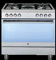 Cookers Cookers GM 15320 DX PR 90 cm Multifunction Oven with 7 Cooking Functions 4 Gas + 1 Wok Burners GM 15120 DX PR 90 cm Multifunction Oven with 7 Cooking Functions 4 Gas + 1 Wok Burners GG 15121