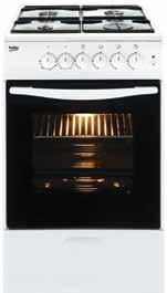 Cookers Cookers CS 41015 Static Oven with 4 Cooking Functions 4 Gas Burners CG 41111 G Gas Oven with 4 Gas Burners CG 41011 S Gas Oven with 4 Gas Burners CG 41000 G Gas Oven with 4 Gas Burners