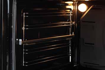 Smart Solutions Smart Design for Ease of Use Easy to Remove Side Racks To make cleaning of the oven interior part easier, the side racks can be simply be detached without the need for a special tool.