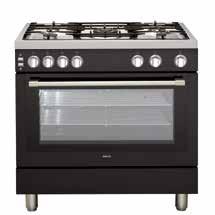 Cookers GM 15320 DX PR 90 cm Multifunction Oven with 7 Cooking Functions 4 Gas + 1 Wok Burners GM 15120 DX PR 90 cm Multifunction Oven with 7 Cooking Functions 4 Gas + 1 Wok Burners GG 15121 DA PR 90