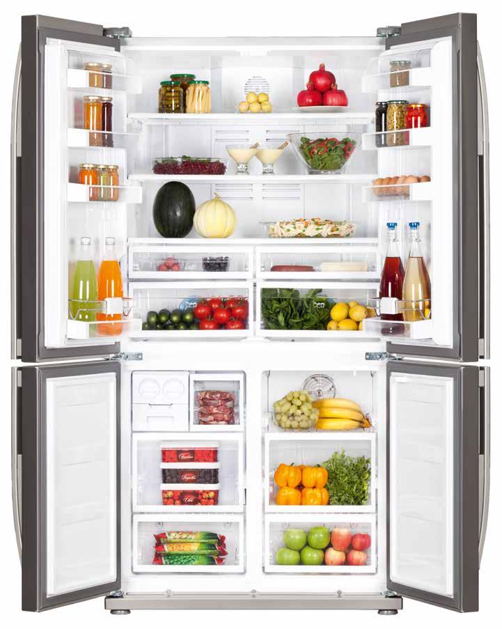 The circulated air inside the refrigerator is kept clean as a result, and food can be stored for a longer period.
