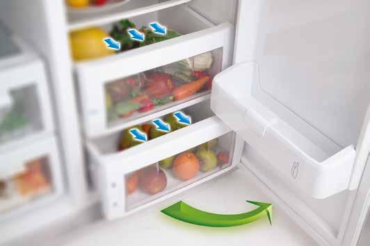 A wider position (150 opening) is also possible if desired. Door Open Buzzer Beko side-by-side refrigerators have both visual and audible buzzers that get activated if a door is left wide open.