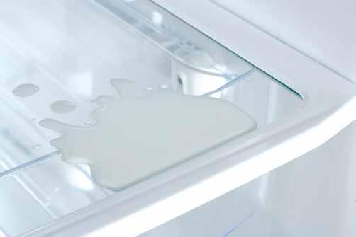 XL Compartment Extra-large space can be created in the freezer compartment by means of the removable shelf and flaps that can open upwards and downwards.