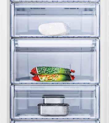 Refrigerators Smart Design for Functionality Guard With freezer guard technology freezer keeps on working even in low temperature up to (-15 C) and keeps food frozen.