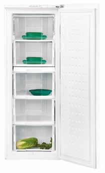 Refrigerators FS 225320 FSE 21920 Auto Defrost Auto Defrost 240 lt gross volume Dimensions: 151x59,5x60 cm White Easy open handle Net Volume: 215 lt 4 compartments, 2 flaps Ice cube tray Energy