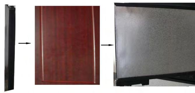 DECORATIVE DOOR PANELS The doors are designed to accept decorative door panels to match the kitchen décor. The decorative panels must be 0.187 inch or less in thickness.