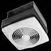 SPECIALTY UTILITY FANS THROUGH-WALL FANS Housing adjusts to fit walls from 4½" 9½" thick Specially designed polymeric