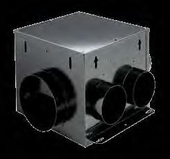 SPECIALTY IN-LINE FANS MULTI- AND SINGLE-PORT IN-LINE VENTILATORS FEATURES Energy-efficient, permanently lubricated motors
