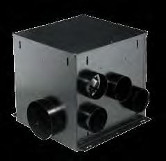 AMCA licensed Suitable for intermittent or continuous ventilation applications Removable panels offer easy access to the