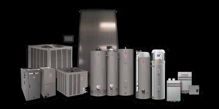 The first-to-market hybrid electric water heater using heat pump technology, first integrated heating and water system with one manufacturer and one warranty, the first (and only) awardwinning