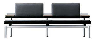 Cana 890 range, design: wiege, Fritz Frenkler, Justus Kolberg A bench that s a quick-change artist.