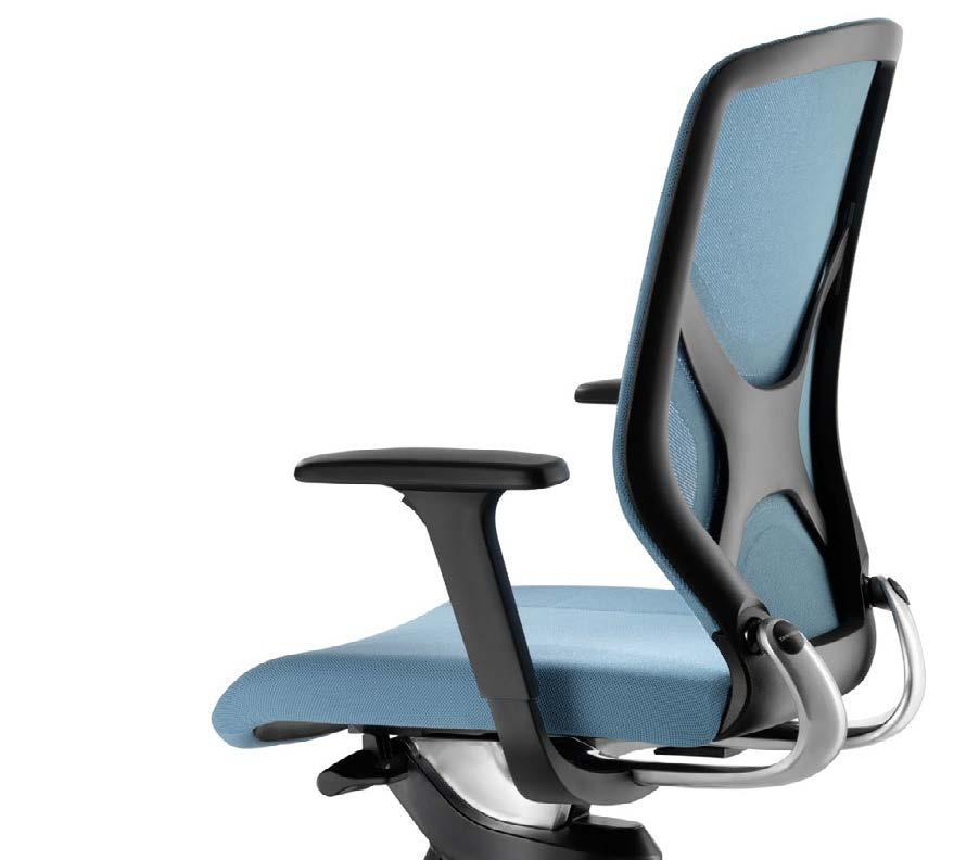 IN 184 range, design: wiege The IN office chair is considered the most dynamic and at the same time most comfortable office chair. It stimulates body and mind and is relaxing at the same time.