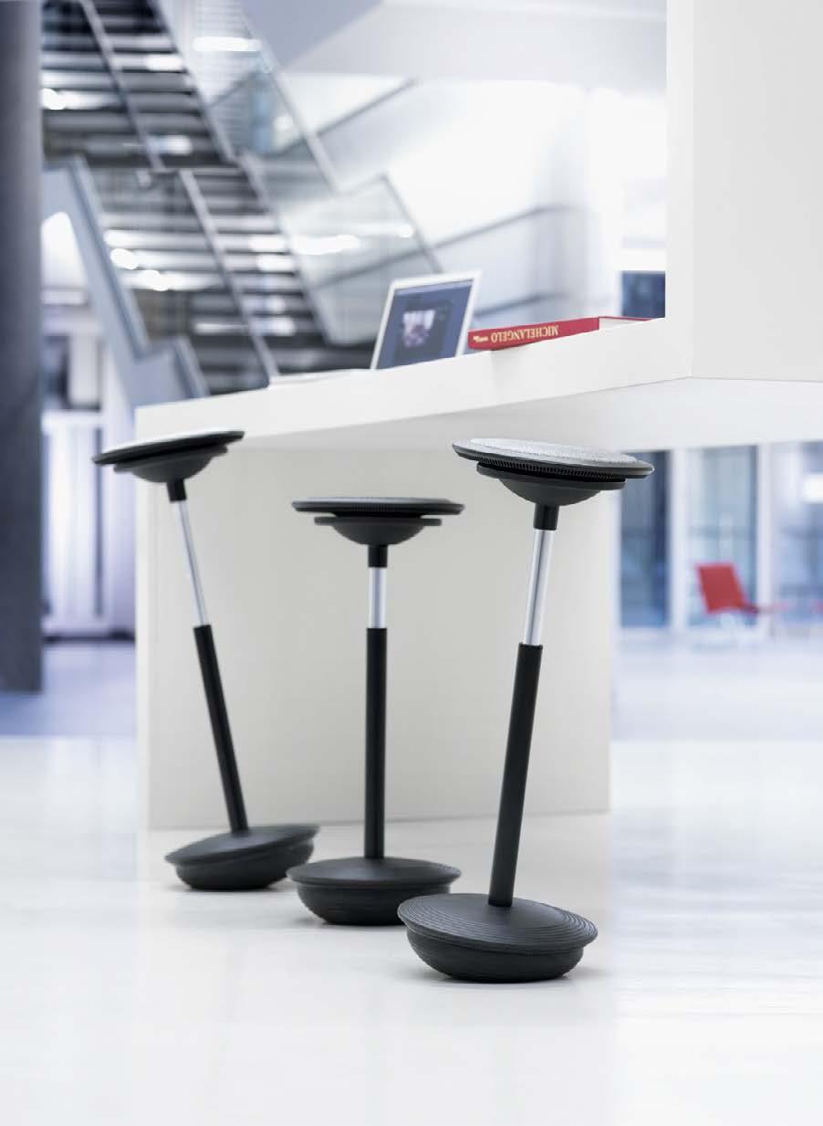 In modern offices, this sitting-standing