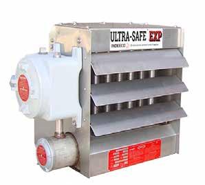 Ultra-Safe EXP Unit Heater Indeeco s ULTRA-SAFE EXP explosion-proof unit heater is designed with both safety and versatility in mind.