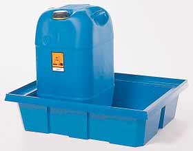 4 Storing in sumps Sumps made of polyethylene Safe and approved storing of water endangering liquids in accordance with the Water Resources Act - not suitable for storing flammable liquids -