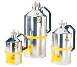 4571 - seals made of PTFE - removable flame arrester made of perforated stainless steel - lead fuse inside the dispenser spout or screw cap prevents that pressure resulting from heat causes an