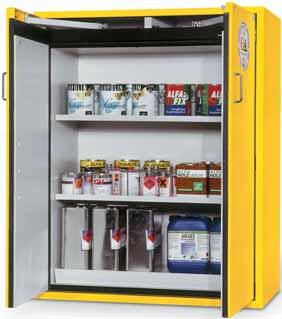 Safety Storage Cabinets Type 90 Safety storage cabinets with wing doors VBF.129.