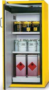 Safety Storage Cabinets Type 90 Safety storage cabinets with wing door VBF.129.