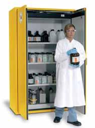 Safety Storage Cabinets A technology which sets new standards The new wing door cabinet PEGASUS - ergonomic and safe AGT = one hand opening mechanism - easy and safe operating of the cabinet, even