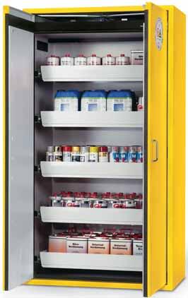 Safety Storage Cabinets Type 90 Safety storage cabinets with wing doors VBF.196.