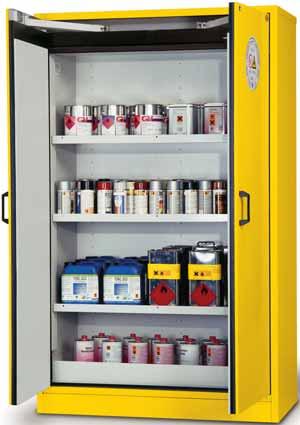 Safety Storage Cabinets Safety storage cabinet with wing doors Alkali F30.197.