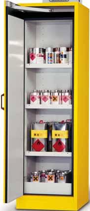 Safety Storage Cabinets Safety storage cabinet with wing door F30.197.