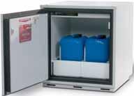 Fire resistant underbench cabinets are a standard in every laboratory.