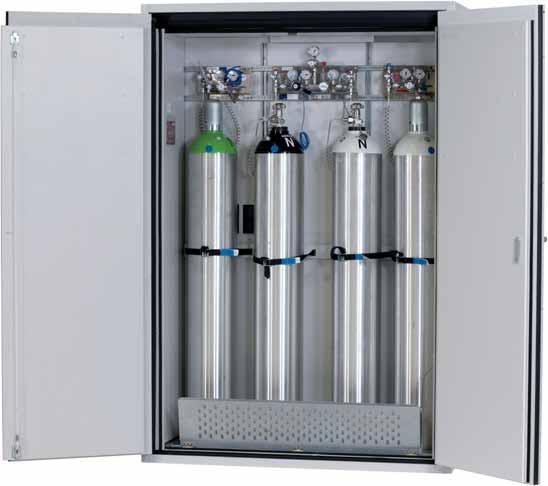 Gas Cylinder Cabinets Type G90 Fire resistant gas cylinder cabinets Gas cylinder cabinets - Fire resistance 90 minutes according to EN 14470-2 (G90) - GS approved - Labelling according to EN 14470-2