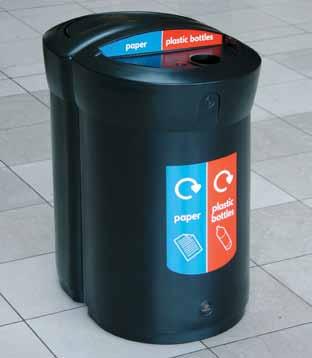 With the option of either a 110 litre or 90 litre bin throughout the range, Envoy can accommodate a large volume of waste to reduce the need for frequent emptying.
